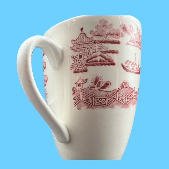 Churchill China Rosa Pink Willow Coffee Mug - Picture 3 of 7